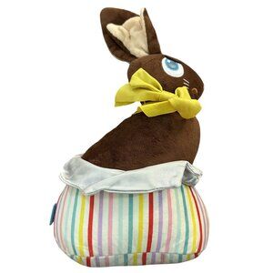 Bark Box Dog Toy Large/XL Chocolate Easter Bunny Crinkle BarkBox CLEAN